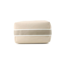 将图像加载到图库查看器中，HERMES Brid a Black Beige Canvas Size PM
