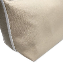 将图像加载到图库查看器中，HERMES Brid a Black Beige Canvas Size PM
