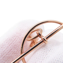 Load image into Gallery viewer, HERMES Echappee Loop Earrings Size PM 18K Pink Gold
