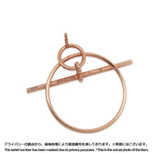 Load image into Gallery viewer, HERMES Echappee Loop Earrings Size PM 18K Pink Gold

