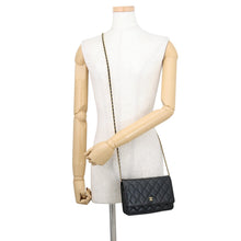 Load image into Gallery viewer, CHANEL Matelasse ChainShoulder wallet BlackAP0250 Caviar Leather
