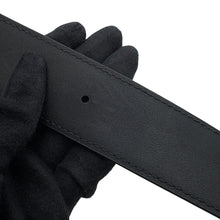 Load image into Gallery viewer, BALENCIAGA BB Buckle Belt Size 80 Black/Green674171 Leather
