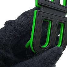 Load image into Gallery viewer, BALENCIAGA BB Buckle Belt Size 80 Black/Green674171 Leather
