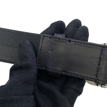 Load image into Gallery viewer, BALENCIAGA BB Logo Belt Size 100 Black771935 Leather
