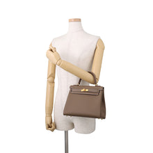 Load image into Gallery viewer, HERMES Kelly Retourne Etoupe Togo Leather Size 25
