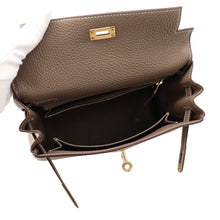 Load image into Gallery viewer, HERMES Kelly Retourne Etoupe Togo Leather Size 25
