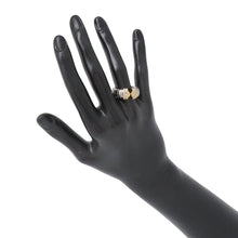 将图像加载到图库查看器中，BVLGARI Parentesi Tubogas Diamond Ring Size M (approximately 11-13) K18YG Stainless Steel
