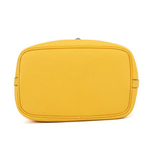 Load image into Gallery viewer, PRADA Saffiano Leather Cuir Drawstring Bag Logo 2-way Handbag Yellow1BE032 Leather

