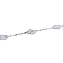 Load image into Gallery viewer, Van Cleef &amp; Arpels Vintage Alhambra Necklace 10 MotifsVCARA42400 18K White Gold
