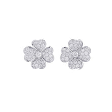 Load image into Gallery viewer, Van Cleef &amp; Arpels Cosmos Earring Size SmallVCARO68N00 18K White Gold
