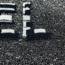 将图像加载到图库查看器中，CHANEL Logo Knit Size 38 Black/MulticolorP62886 Cashmere43% Cotton21% Viscose18% Silk8% Polyester5% Polyamide4% Elastine1%

