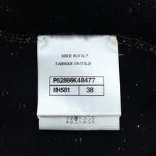 将图像加载到图库查看器中，CHANEL Logo Knit Size 38 Black/MulticolorP62886 Cashmere43% Cotton21% Viscose18% Silk8% Polyester5% Polyamide4% Elastine1%
