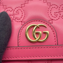 Load image into Gallery viewer, GUCCI GGMatelasse Compact Wallet Pink723799 Leather

