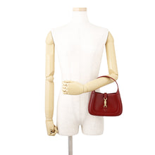 将图像加载到图库查看器中，GUCCI Jackie 1961 2WAYHandbag Red637091 Leather
