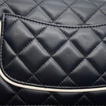 Load image into Gallery viewer, CHANEL Chain wallet Black/WhiteAP4511 B19381 U8704 Lambskin
