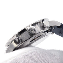 将图像加载到图库查看器中，IWC Portugieser Chronograph W41mm Stainless Steel Rubber Blue DialIW371606
