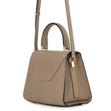 将图像加载到图库查看器中，Valextra Valextra Idide 2WAY Handbag OysterGrayV5E36-28-TO-OC Leather Size Mini
