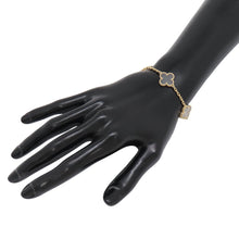 Load image into Gallery viewer, Van Cleef &amp; Arpels Vintage Alhambra Bracelet 5 motifsVCARP39D00 18K Yellow Gold
