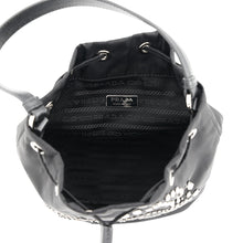 Load image into Gallery viewer, PRADA Re-Nylon Drawstring Bag 2WAYBag Black1BE067 Nylon
