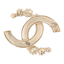Load image into Gallery viewer, CHANEL CC Logo Brooch Multicolor Rhinestone Metal
