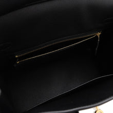 将图像加载到图库查看器中，HERMES Birkin Black Togo Leather Size 25
