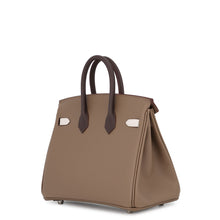 将图像加载到图库查看器中，HERMES Birkin tricolor Etoupe/Ebene/Grisper Epsom Size 25
