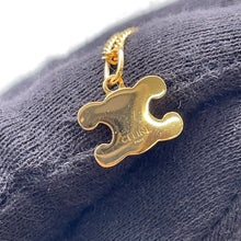 将图像加载到图库查看器中，CELINE Triomphe Rhinestone Necklace460GB6BZI.35OR Gold Plated Rhinestone
