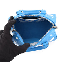 将图像加载到图库查看器中，LOUIS VUITTON LVxYK Speedy Bandouliere Blue/WhiteM46425 Monogram Empreinte Leather Infinity Dot Size 20
