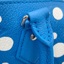 将图像加载到图库查看器中，LOUIS VUITTON LVxYK Speedy Bandouliere Blue/WhiteM46425 Monogram Empreinte Leather Infinity Dot Size 20
