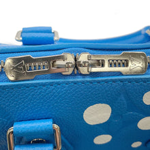将图像加载到图库查看器中，LOUIS VUITTON LVxYK Speedy Bandouliere Blue/WhiteM46425 Monogram Empreinte Leather Infinity Dot Size 20
