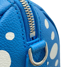 将图像加载到图库查看器中，LOUIS VUITTON LVxYK Speedy Bandouliere Blue/WhiteM46425 Monogram Empreinte Leather Infinity Dot Size 20
