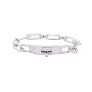HERMES Kelly Chaine Single Tour Bracelet Size 15 SV925