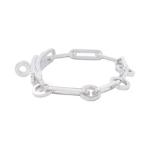 将图像加载到图库查看器中，HERMES Kelly Chaine Single Tour Bracelet Size 15 SV925
