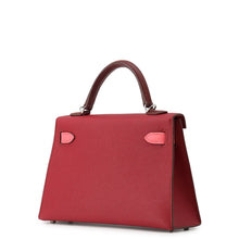 Load image into Gallery viewer, HERMES mini kelly tricolor Ruby/Rouge H/Rose Azalee Epsom
