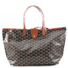 Load image into Gallery viewer, GOYARD Saint Louis with clip Black/TanSTLCROPMLTY01CL03P PVC Leather Size PM

