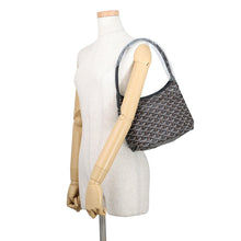 Load image into Gallery viewer, GOYARD Boheme Hobo Bag BlackBOHEMEMINTY01CL01P PVC Leather Size Mini
