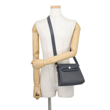 Load image into Gallery viewer, HERMES Herbag zip Ardoise Toile Military Vache Hunter Leather Size Mini

