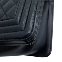 Load image into Gallery viewer, CHANEL Boy Chanel ChainShoulder Bag BlackA67085 Caviar Leather Size Small
