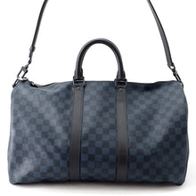 将图像加载到图库查看器中，LOUIS VUITTON Keepall A to Bandouliere Cobalt/NoirN23361 Damier Cobalt Canvas Size 45
