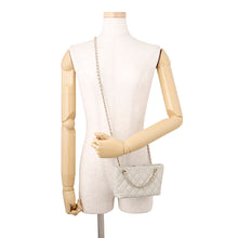 将图像加载到图库查看器中，CHANEL Timeless Classics Line ChainClutch Bag Light GrayAP4423 Caviar Leather
