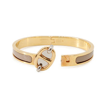 Load image into Gallery viewer, HERMES Enamel Bracelet 《Mini・Clic/Chaine d'Ancre》 Size PM Marong rasseH209000F Gold Plated Enamel
