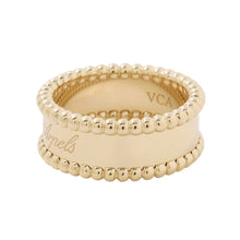 Load image into Gallery viewer, Van Cleef &amp; Arpels Perlée Senior Tulle Ring Size 52/#12VCARO3Y652/VCARO3Y600 18K Yellow Gold
