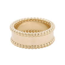 Load image into Gallery viewer, Van Cleef &amp; Arpels Perlée Senior Tulle Ring Size 52/#12VCARO3Y652/VCARO3Y600 18K Yellow Gold
