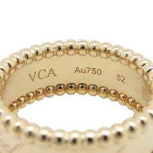 Load image into Gallery viewer, Van Cleef &amp; Arpels Perlée Senior Tulle Ring Size 52/#12VCARO3Y652/VCARO3Y600 18K Yellow Gold
