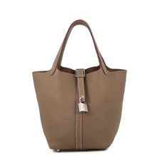 将图像加载到图库查看器中，HERMES Picotin Lock Etoupe Taurillon Clemence Size PM
