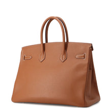 将图像加载到图库查看器中，HERMES Birkin Gold Courchevel Size 35
