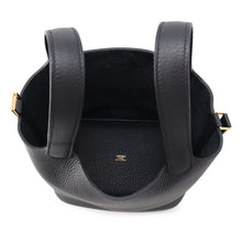 将图像加载到图库查看器中，HERMES Picotin Lock Black Taurillon Clemence Size PM
