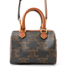 Load image into Gallery viewer, CELINE Small Boston Tan113772 PVC Leather Size Small

