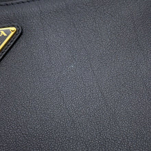 Load image into Gallery viewer, PRADA Shoulder Bag with Triangle Logo Black1BC238 Leather
