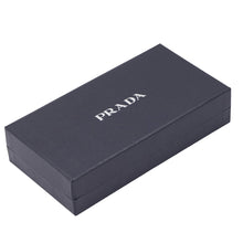 Load image into Gallery viewer, PRADA Zip Around Long Wallet Gray Beige2ML059 Leather
